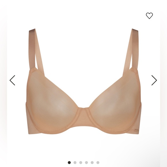 SKIMS NO SHOW UNLINED DEMI BRA | CLAY - CLAY / 38 / DD - never worn/new w tags - Picture 2 of 2